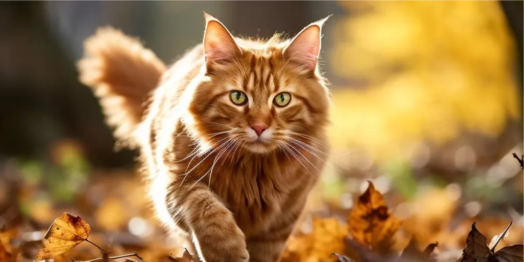 maine coon amarelo