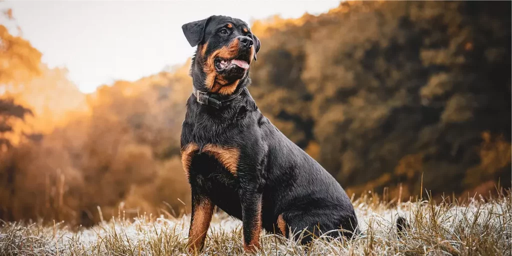 Rottweiler. Raças de cachorro grande