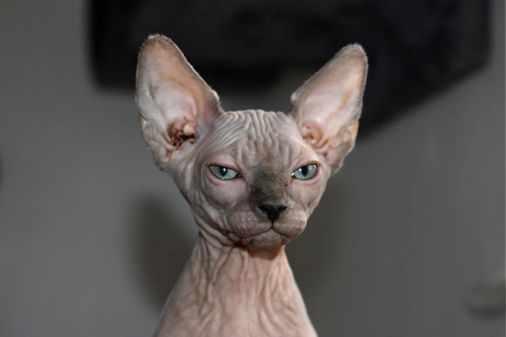 gato cinza e branco